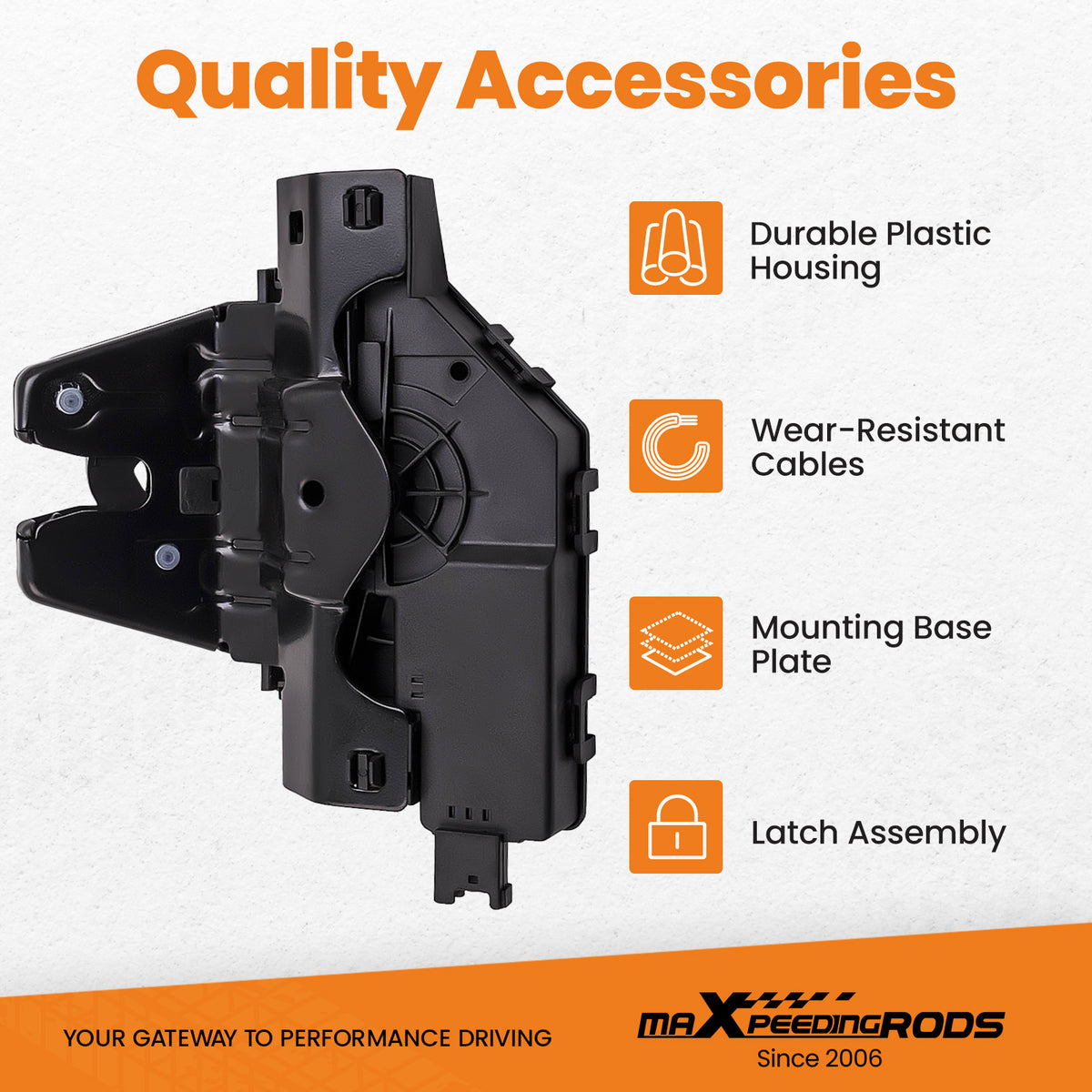Trunk Lid Latch Tailgate Lock Actuator compatible For BMW 135i E82 323Ci E46 328i 330i E46