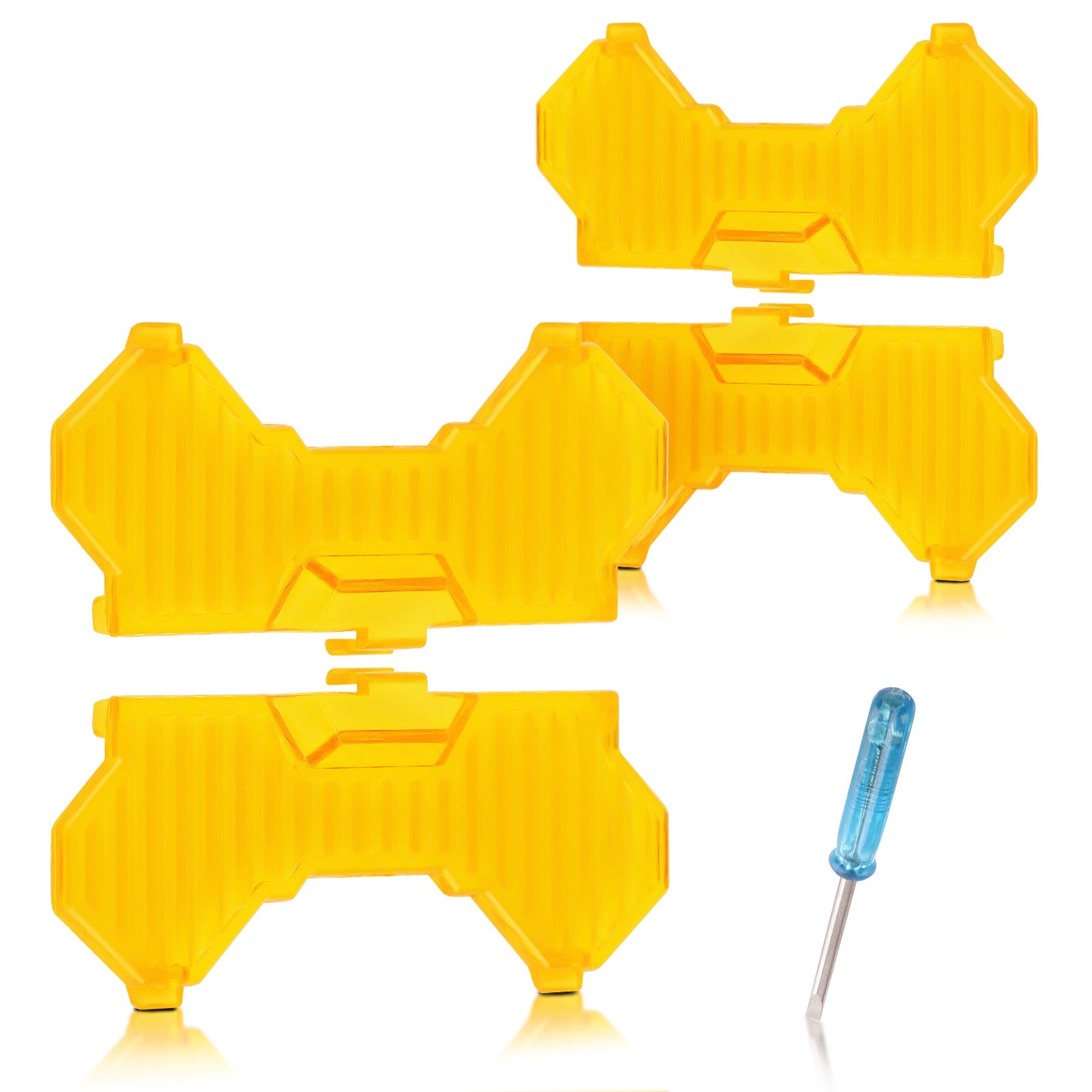 LED Pod Light Shield Cover For 3.5 Square Driving Lights Amber