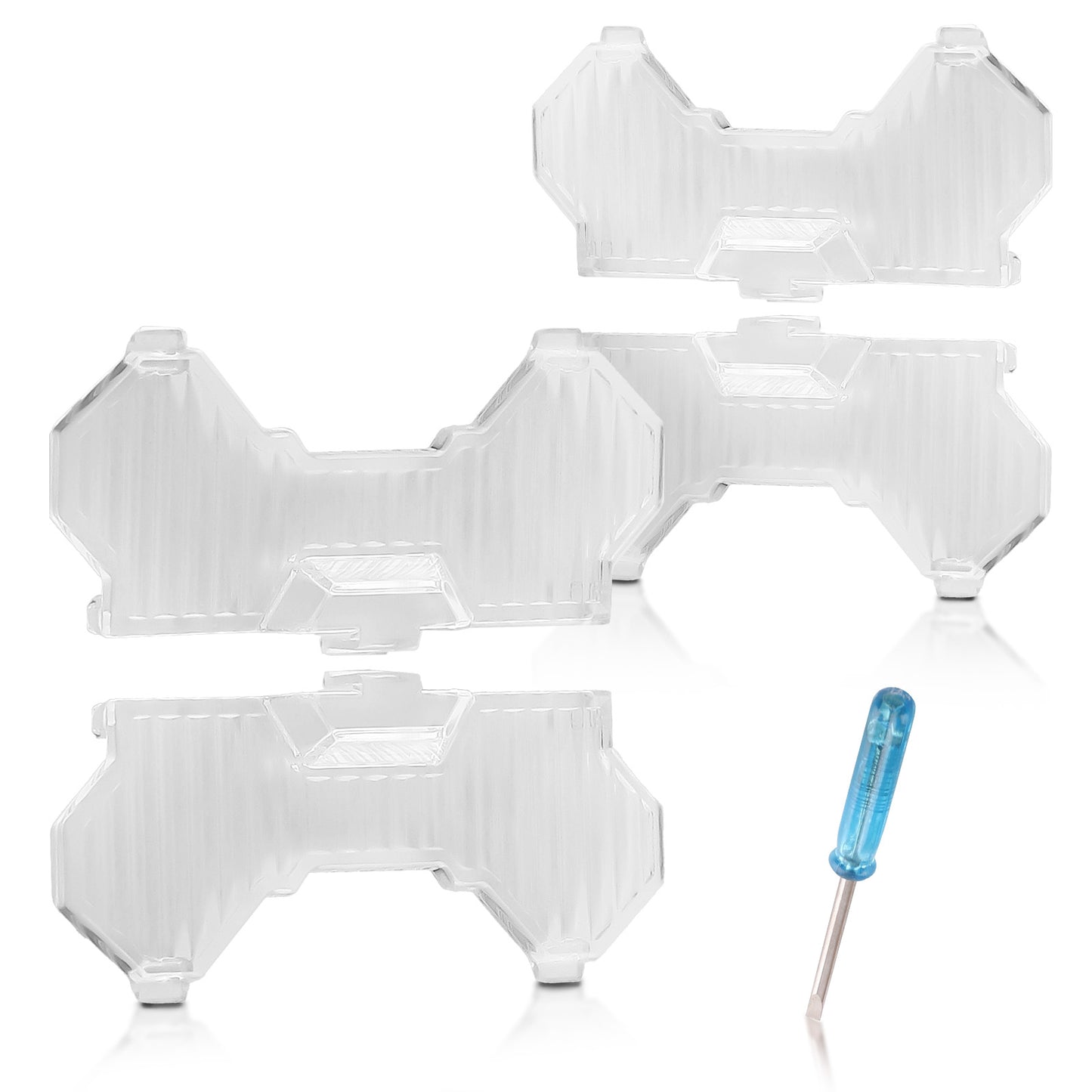 Light Cover for 3.5 Square LED Driving Lights Transparent PC