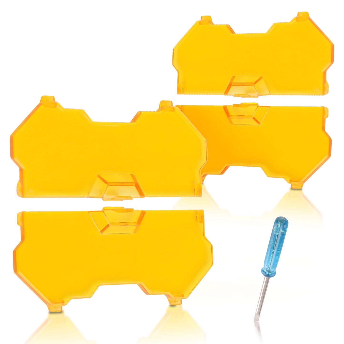 4x Light Cover Kit For 5 inch Round LED Driving Pods