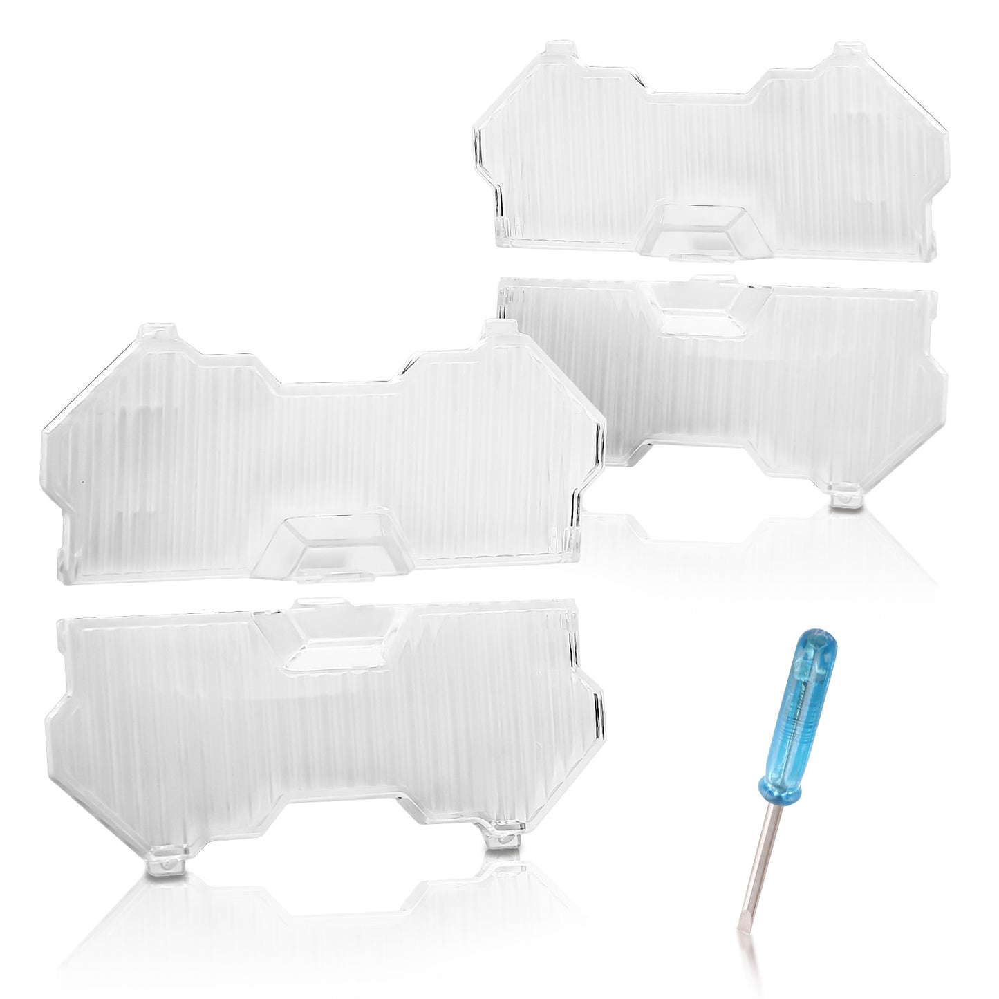 LED Light Pod Guards For 5inch Round Driving Lights Clear PC 4PCS