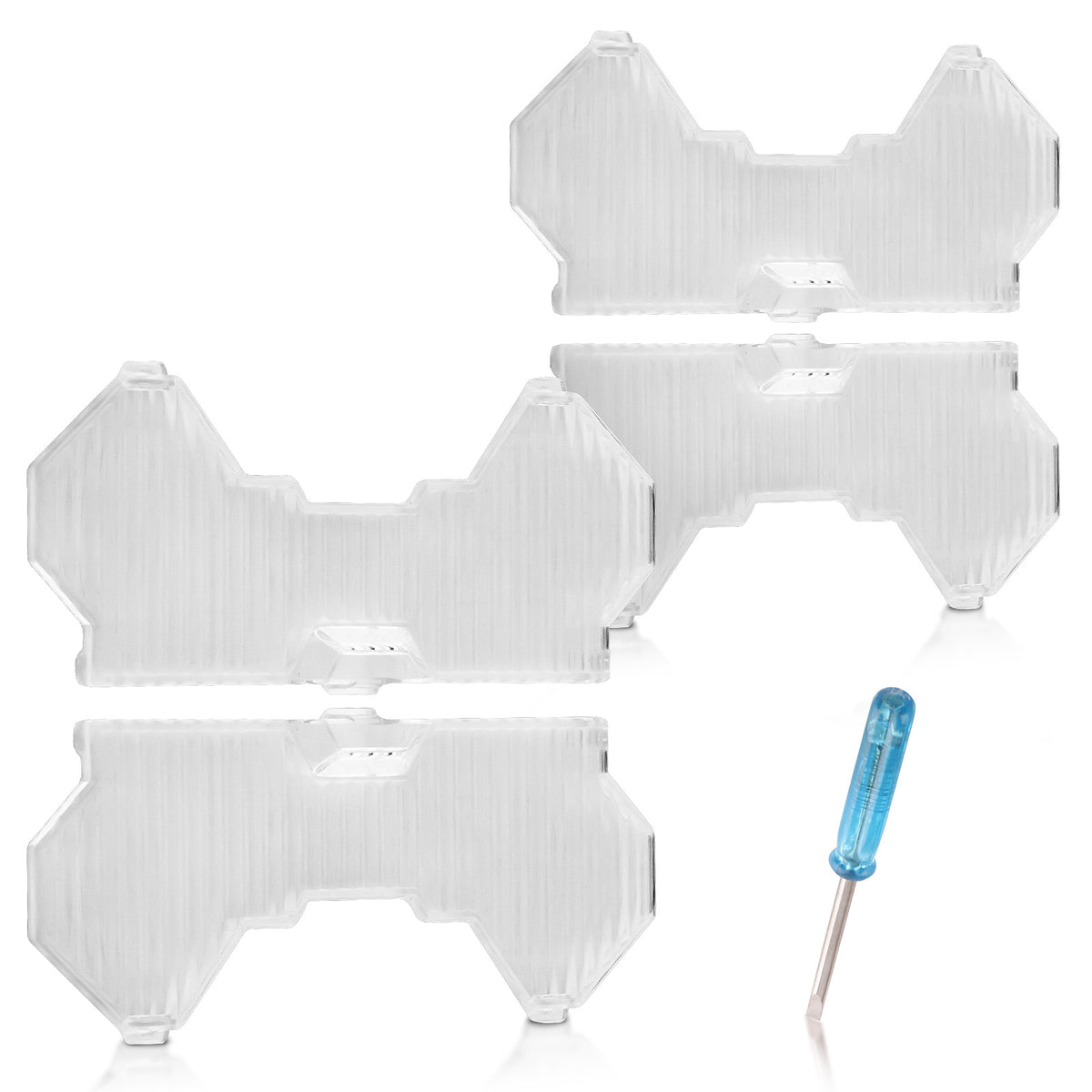 5 Inch transparent Flood light Cover For square Auxiliary Driving LED Light Pods