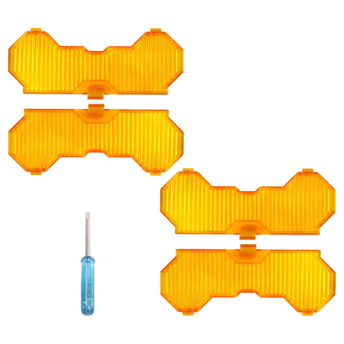 Light Covers Amber For 7inch Round LED Driving Light Waterproof