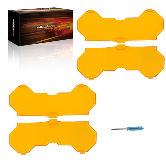 Waterproof Amber Lens Cover 7inch For Crosshair LED Driving Light