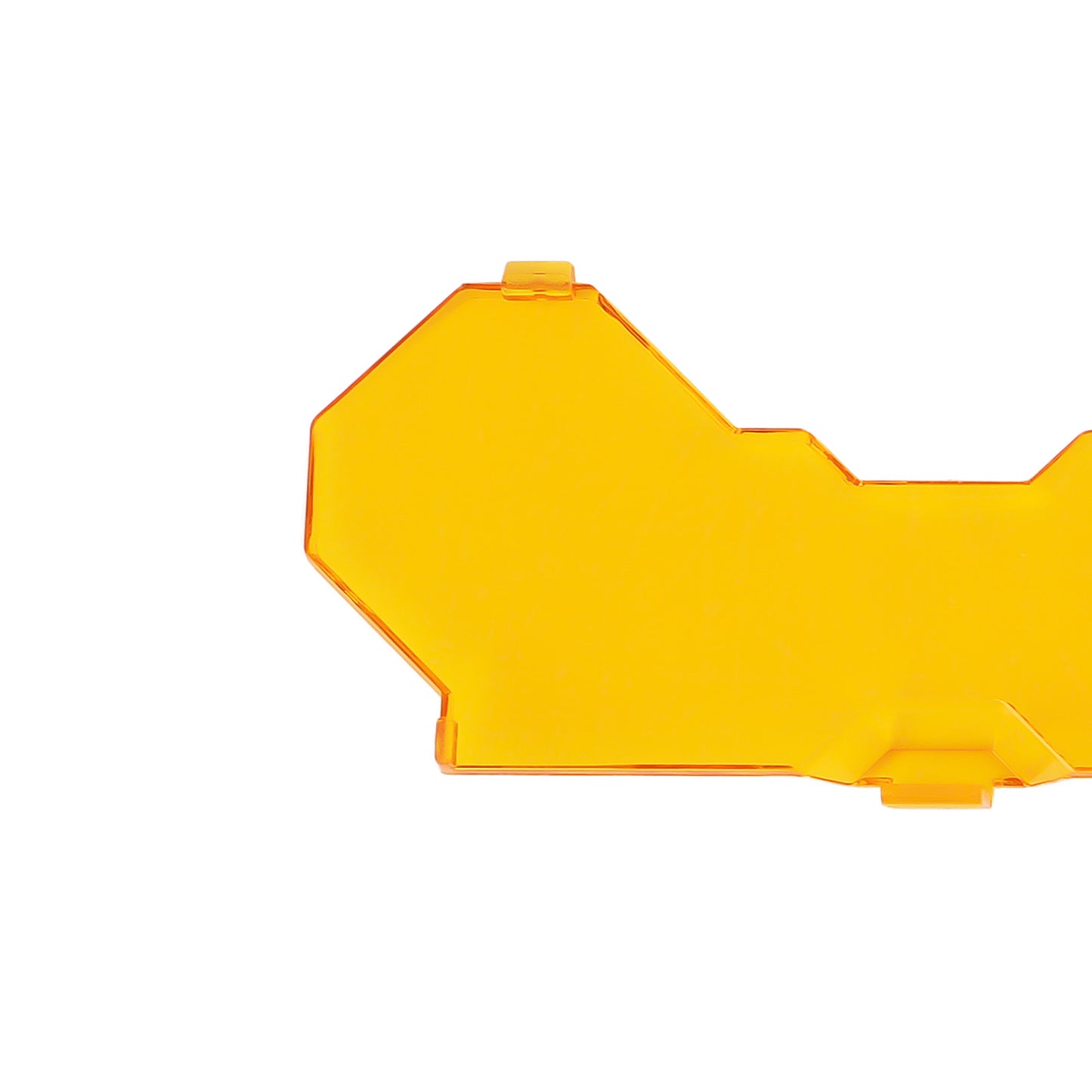 Square LED Light Shield For 7inch Crosshair Series Amber Cover
