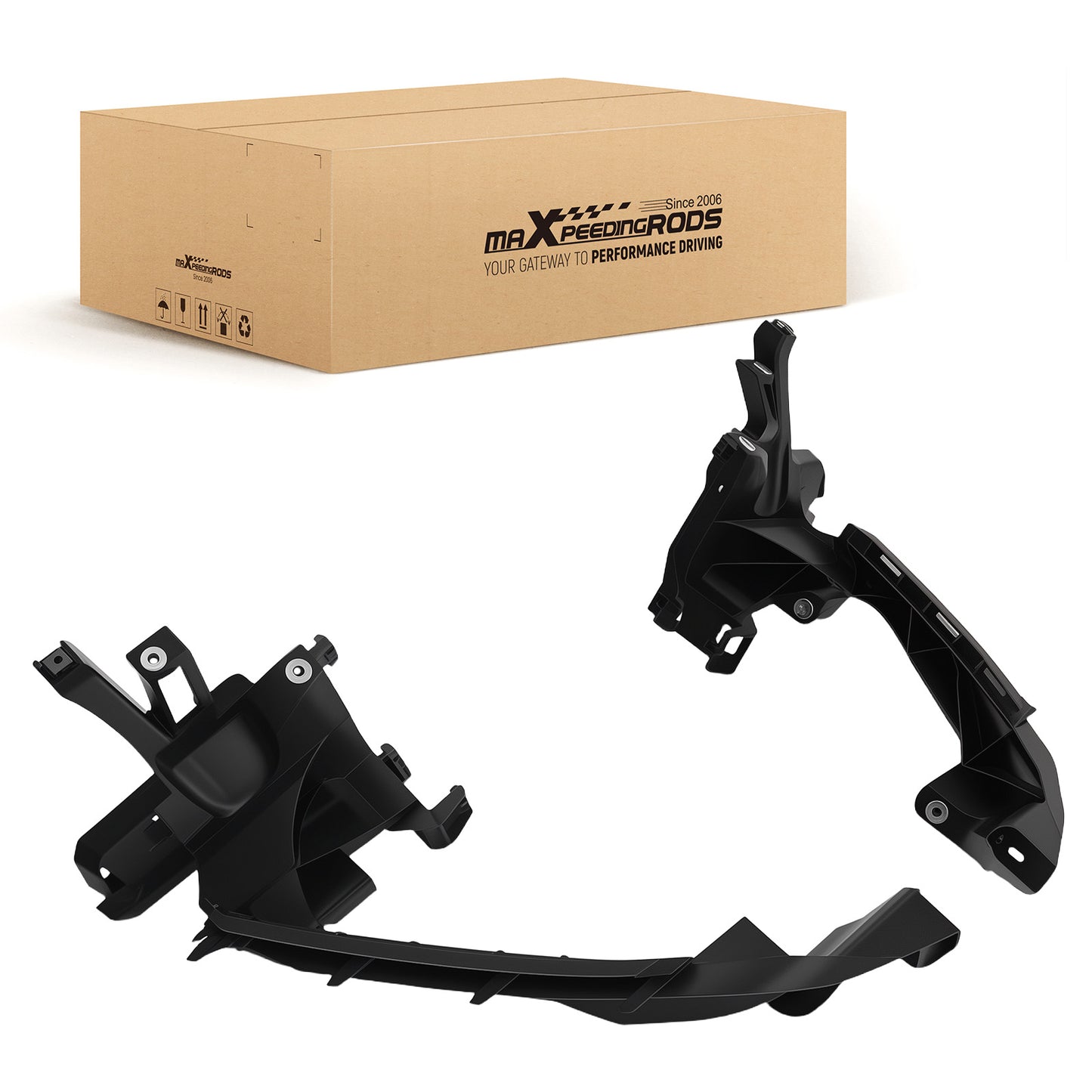 Headlight Bracket Set compatible For Audi Q5 SQ52018-2020  Left+Right 80A805608 80A805607
