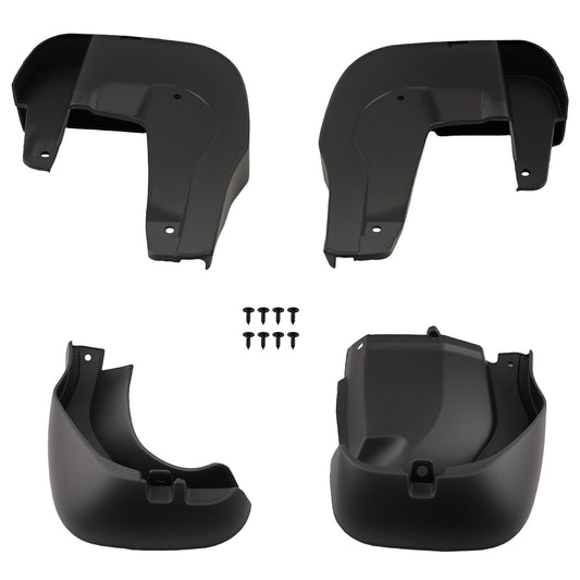 4PC Black Mud Flaps compatible for Honda CR-V EX-L 2012-2016 08P00T0A100 Complete Set