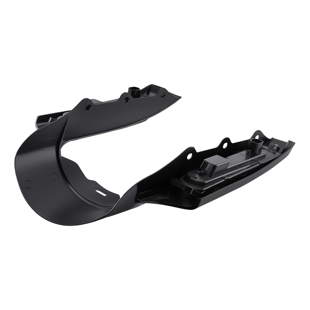 Black ABS Rear Mud Flaps compatible For Harley Road King/Street Glide 2009-2013 Smoke