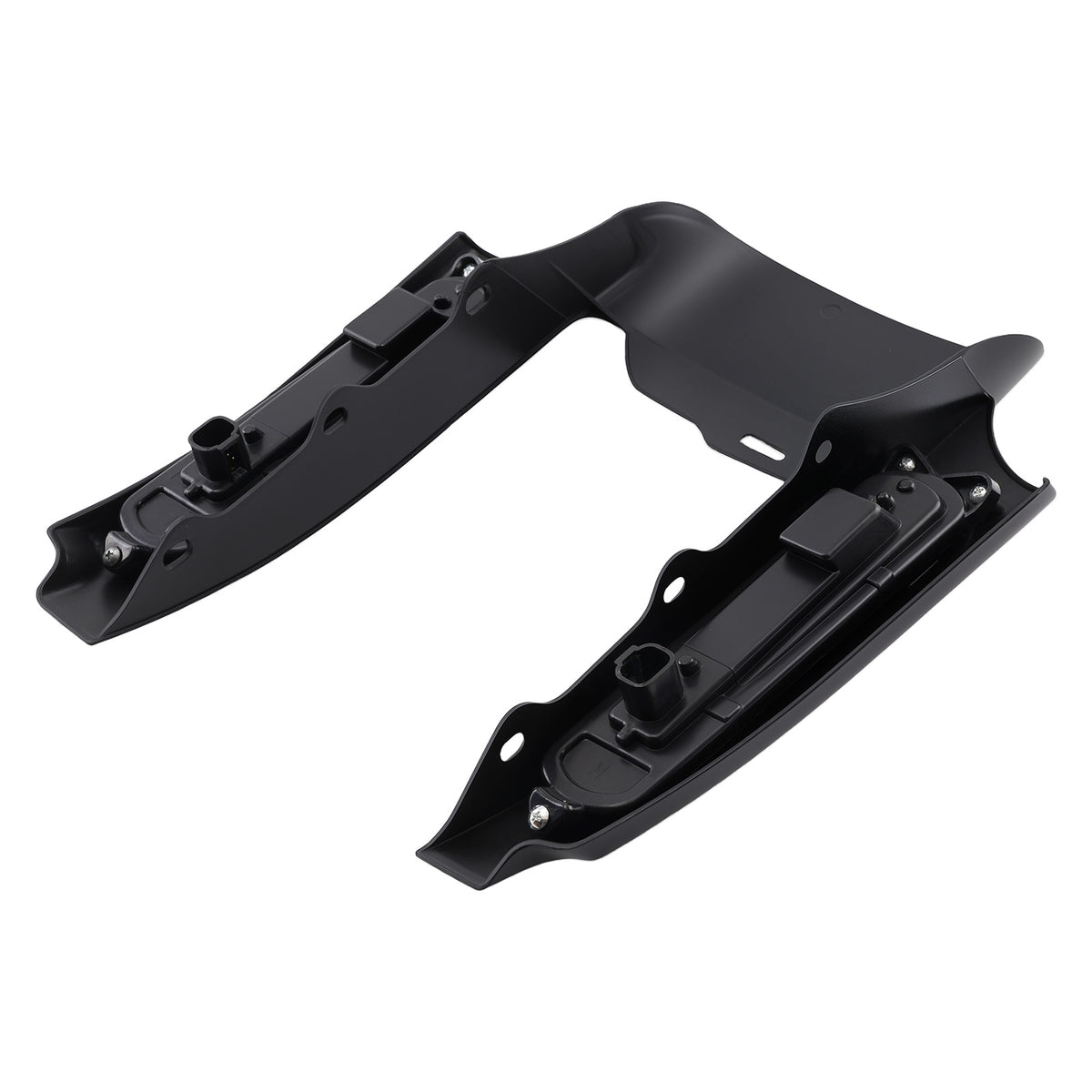 ABS Mud Flaps compatible For Harley CVO Ultra Classic FLHTCUSE4 2009-2013 Rear LED