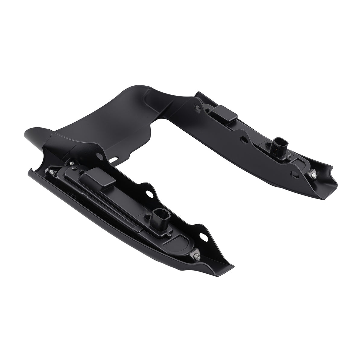 ABS Mud Flaps compatible For Harley CVO Ultra Classic FLHTCUSE4 2009-2013 Rear LED