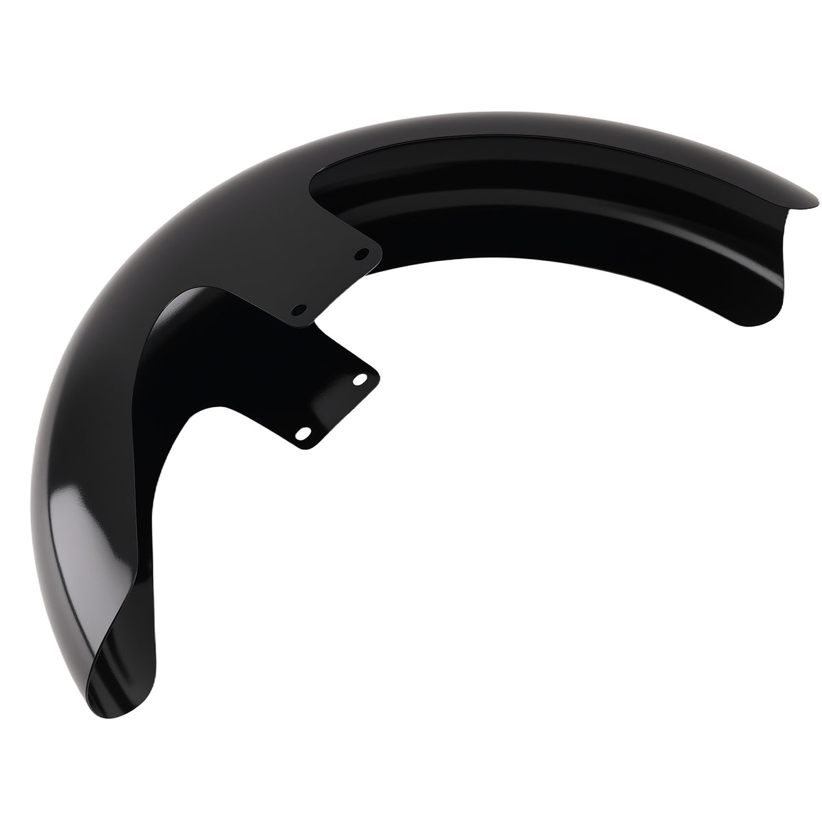 Black Front Fender compatible For Harley Touring Electra Glide CVO FLHTCUSE 2006-2013