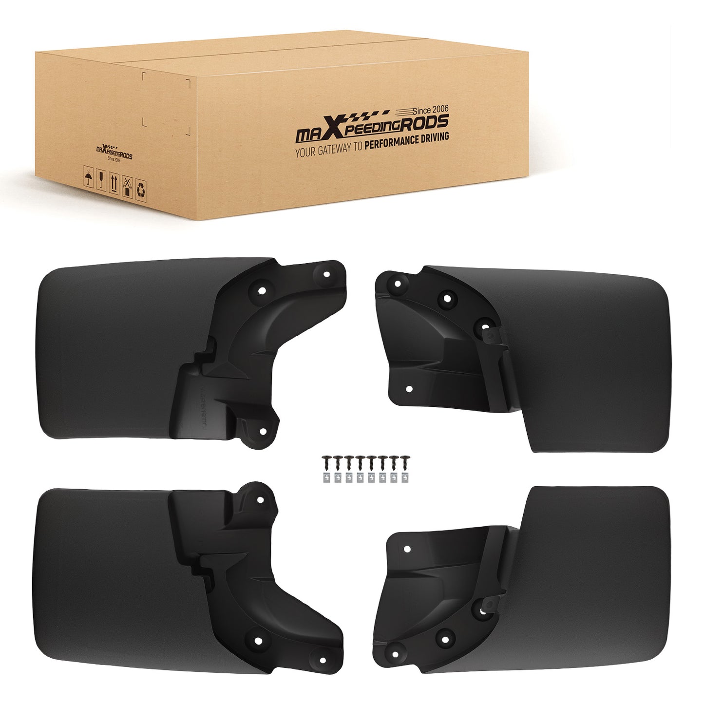 Black Splash Guard Set ForToyota Tacoma2016-2021  PT345-35170 345-35170
