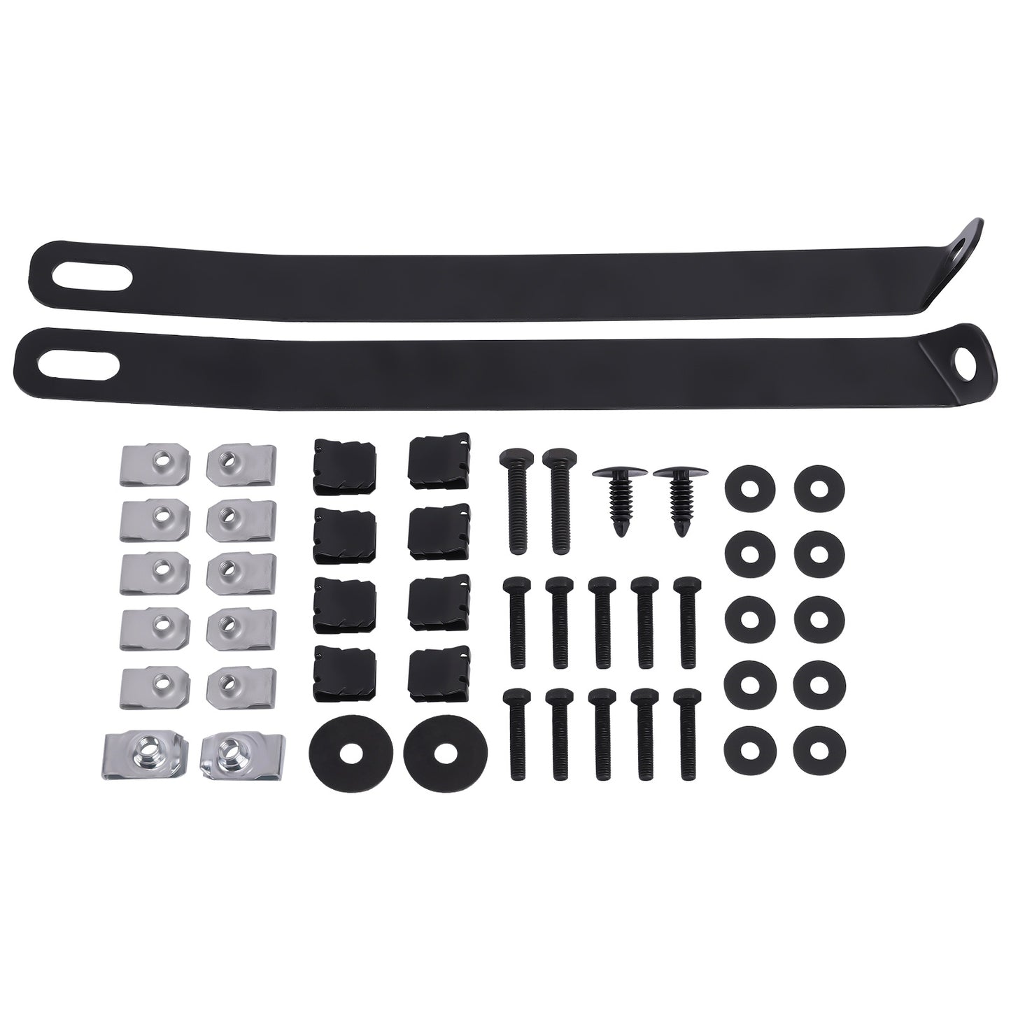4x Black Splash Guards Mud Flaps W/ Hardware compatible for Ford F-150 F150 F150 2021-2024