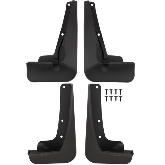 4-Piece Mud Flaps Guard Set compatible for Toyota Highlander 2020-2021 Black Protection