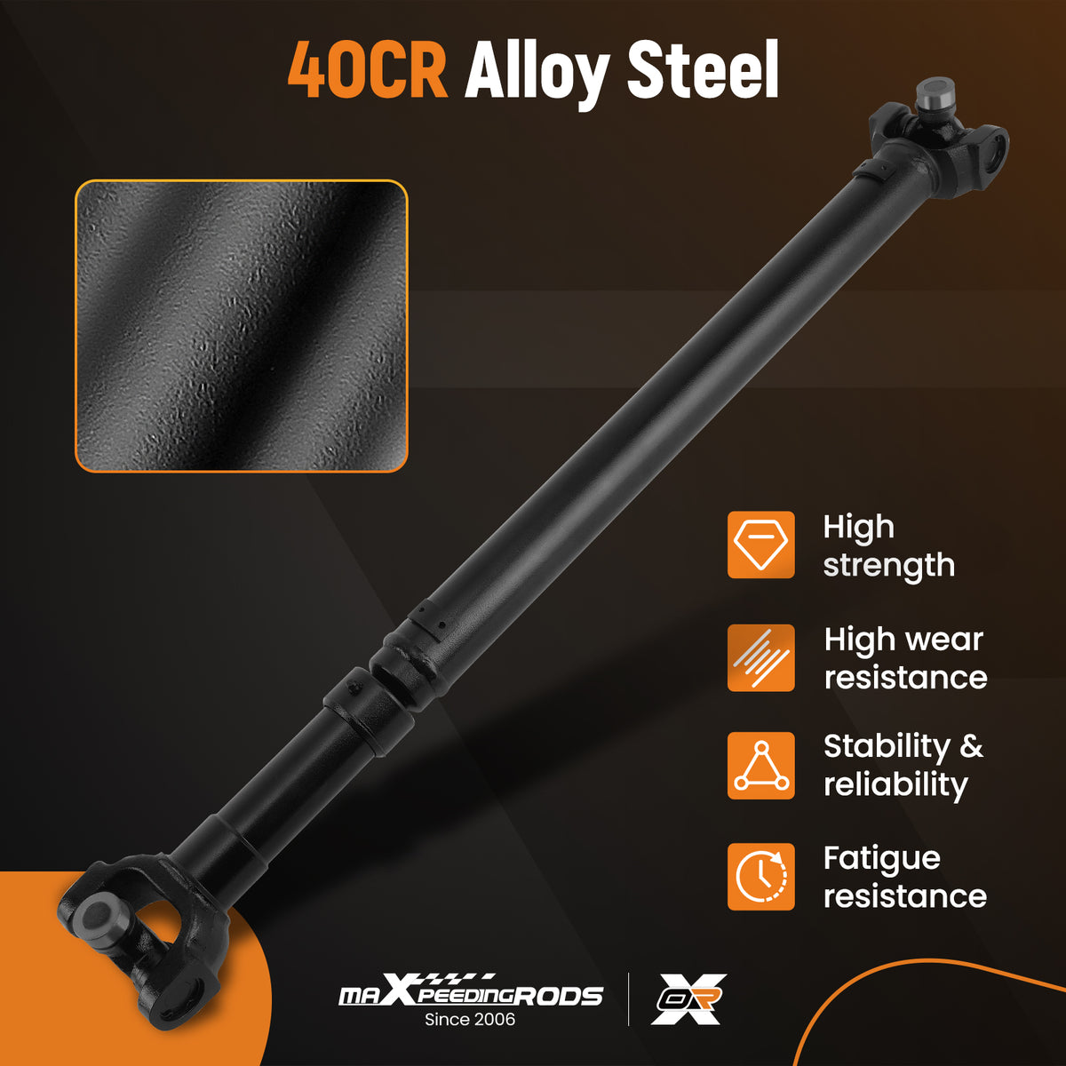 Driveshaft Prop Shaft Assembly compatible For Chevrolet GMC K1500 K2500 K3500 4-Speed 95-20