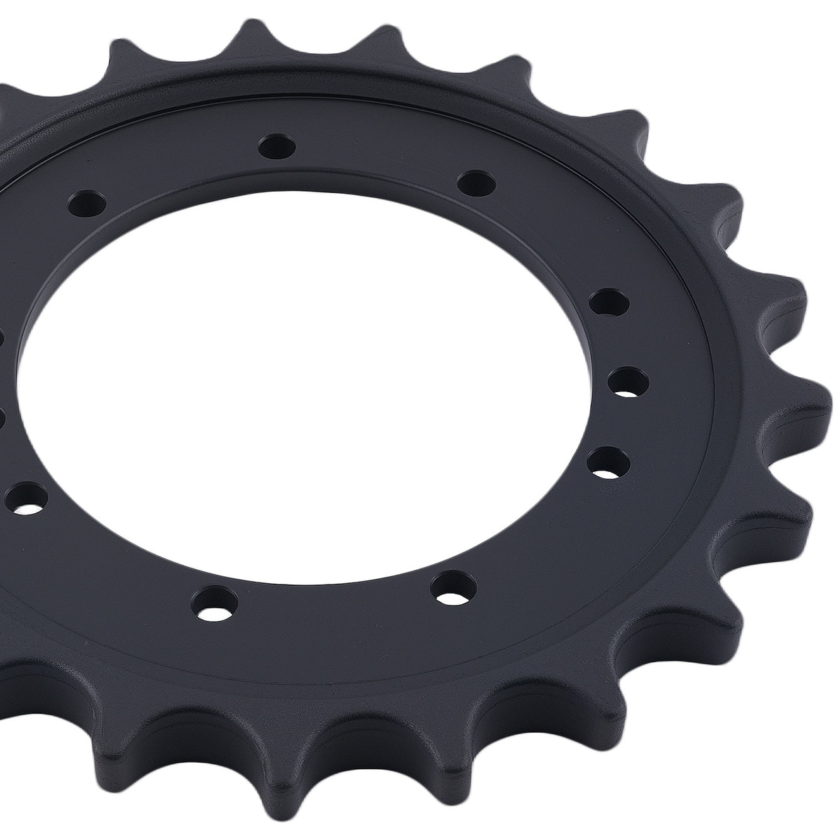 11 Bolt Holes Drive Sprocket compatible For Bobcat E27Z E32I E35 7142235 Black Steel