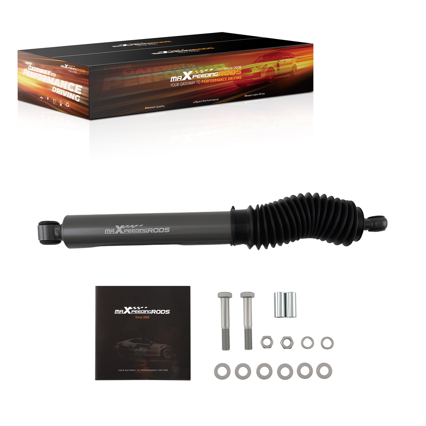Front Steering Stabilizer Damper compatible For Toyota 4Runner Truck 1986-1995 18mm Rod