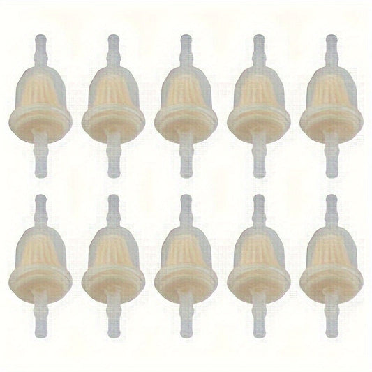 10pcs 6MM x 8MM 1/4" 5/16" 25 050 22-S Inline Fuel Gas Filter For Lawn Mower Small Engine