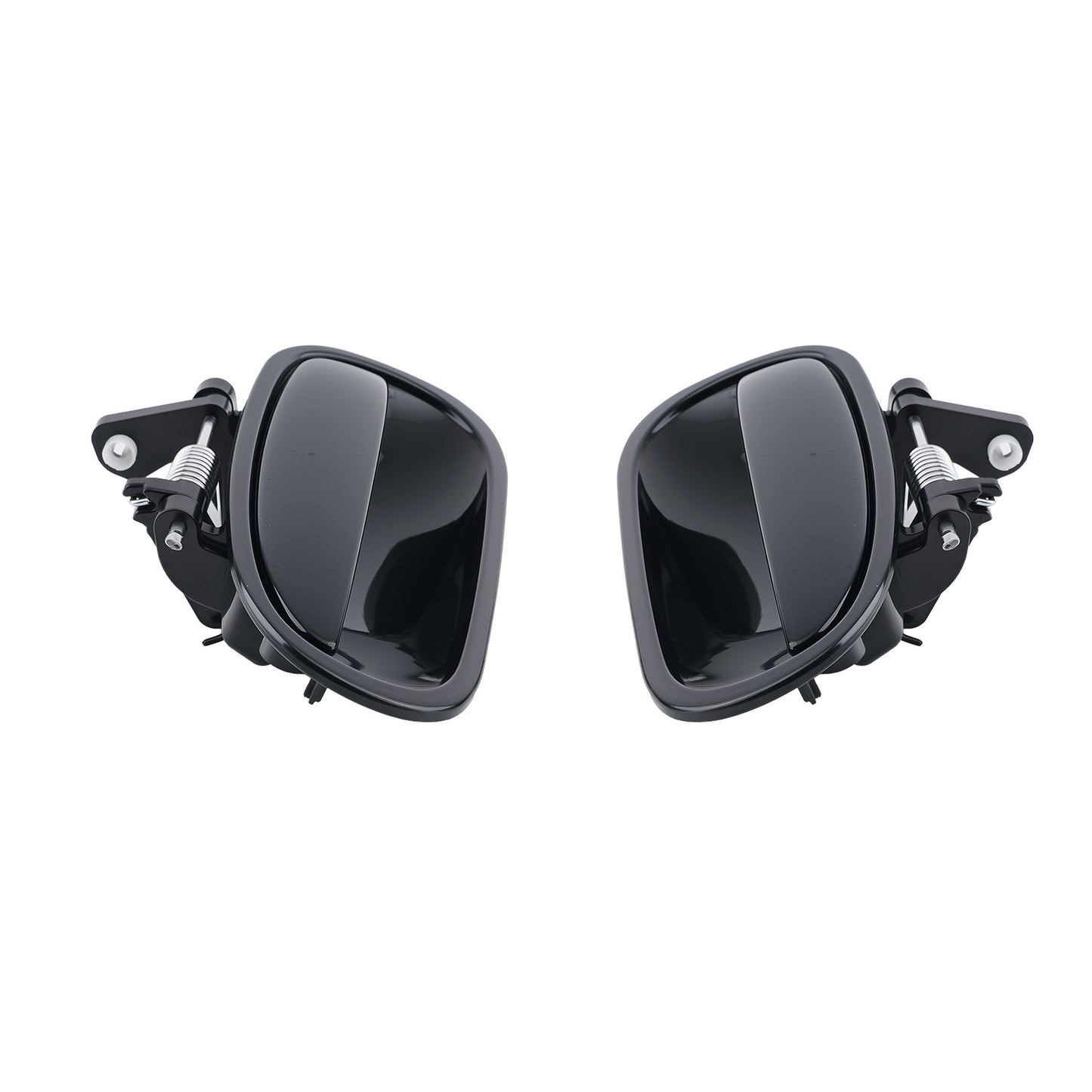 Black Door Handle Front Left Rear compatible for Honda Civic 96-00 HO1520101 4Pcs