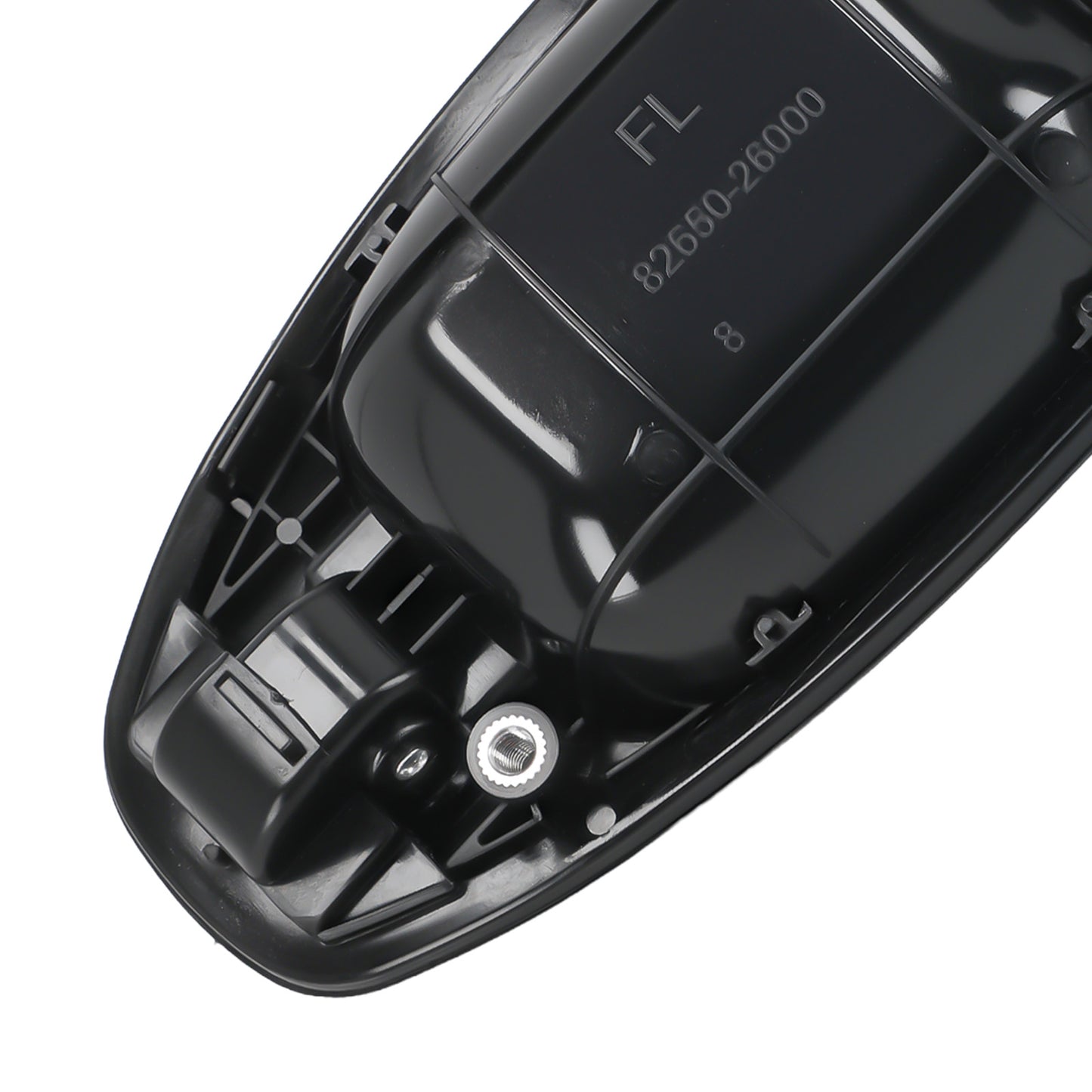 Black Door Handle Front Left Exterior compatible for Hyundai Santa Fe 01-06 82256