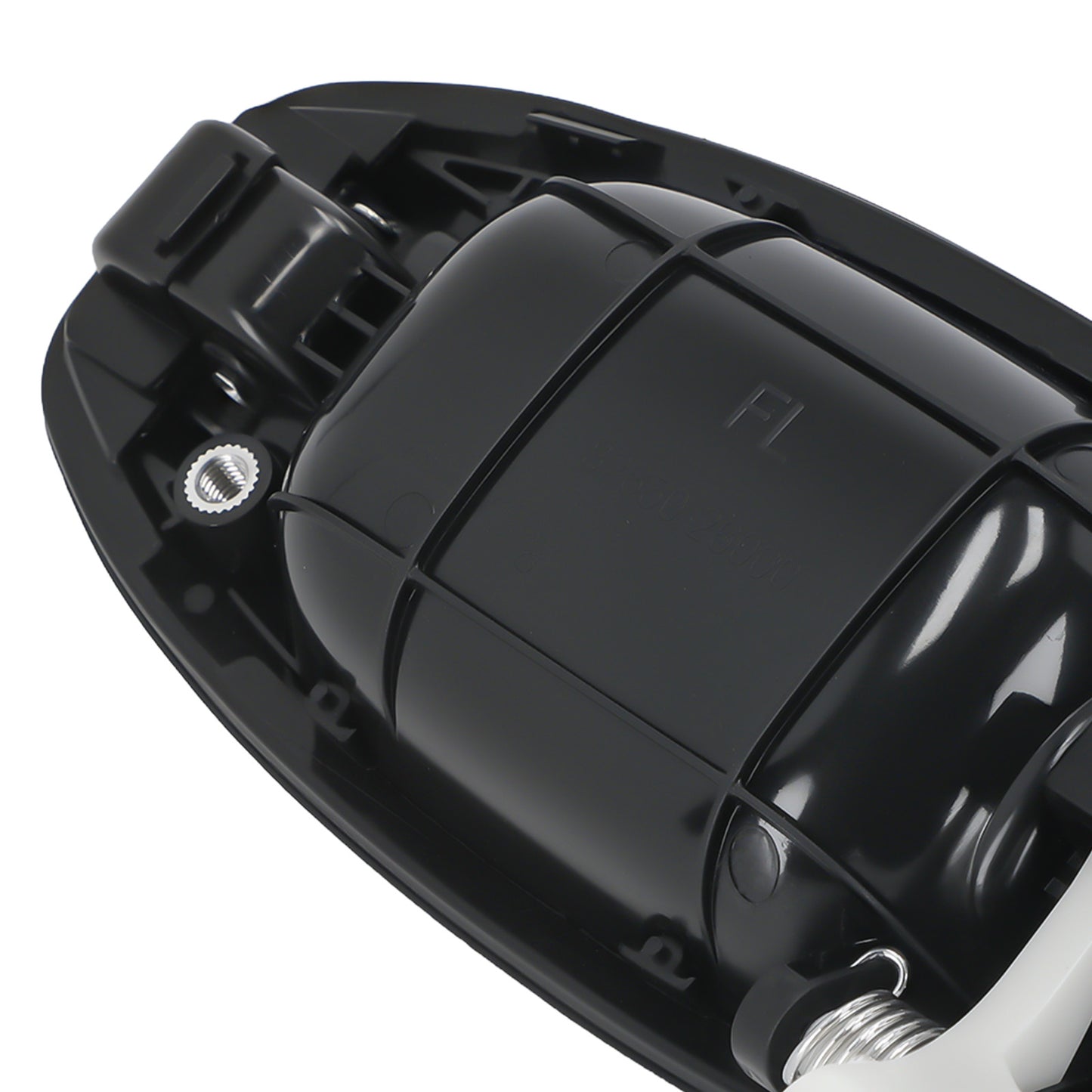 Black Door Handle Front Left Exterior compatible for Hyundai Santa Fe 01-06 82256