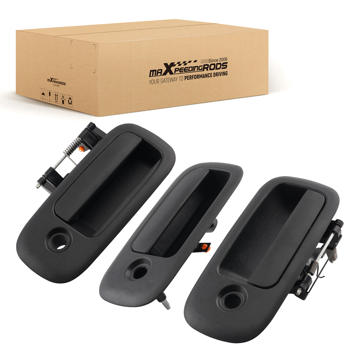 Front Left Right Door Handle compatible For GMC Savana 1996-2009 25942272 Plastic 3PC