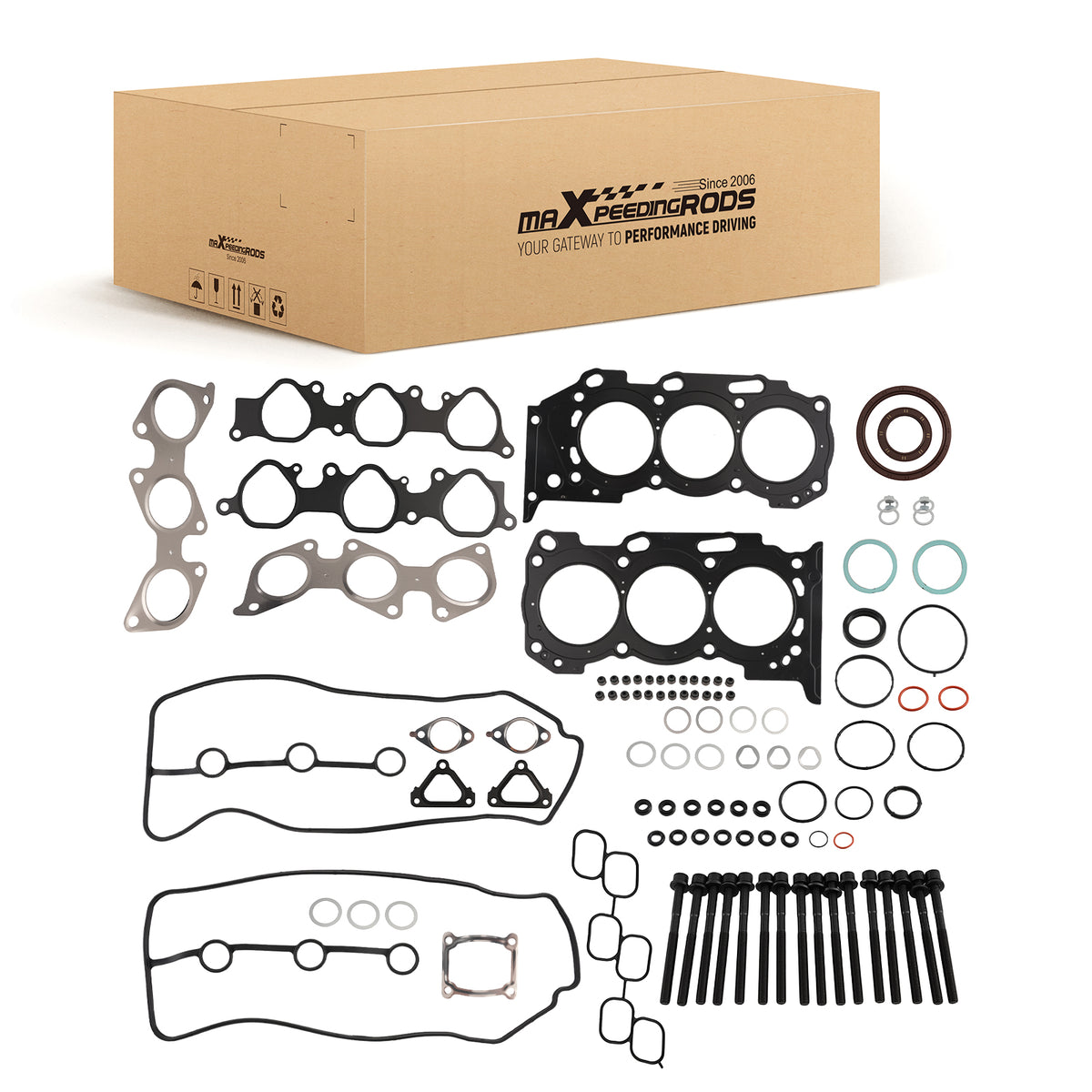 Complete Engine Gasket Kit compatible For Toyota 4Runner 4.0L V6 DOHC 2003-2009 15-54123-01