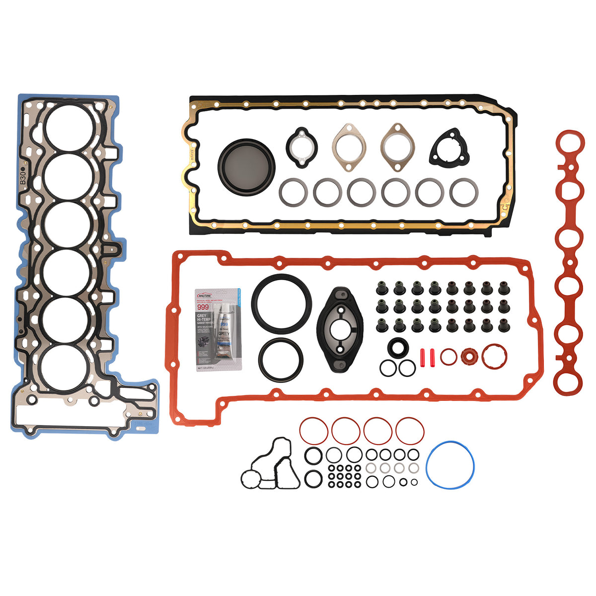 Cylinder Head Gasket Set MLS compatible For BMW 325i 330i 525i 530i 3.0L N52 2006-2007