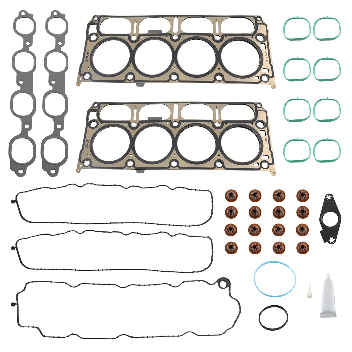Engine Cylinder Head Gasket Set compatible For Chevrolet Silverado Suburban Tahoe 2014-2019