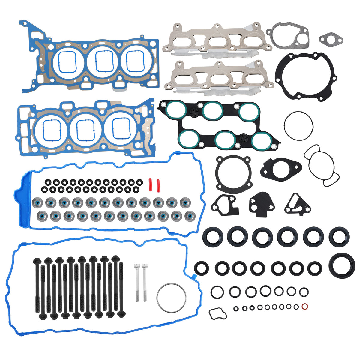 Head Gasket Kit with Valve Seals compatible For Buick Enclave 3.6L 2009-2016 HS26376PT-5