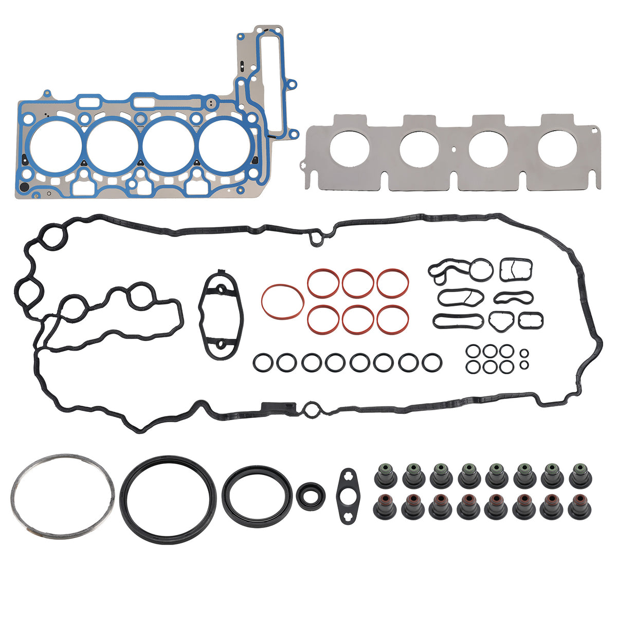 Cylinder Gasket Kit compatible For BMW 125i F20 F21 2017-2019 11128654272 11618637800