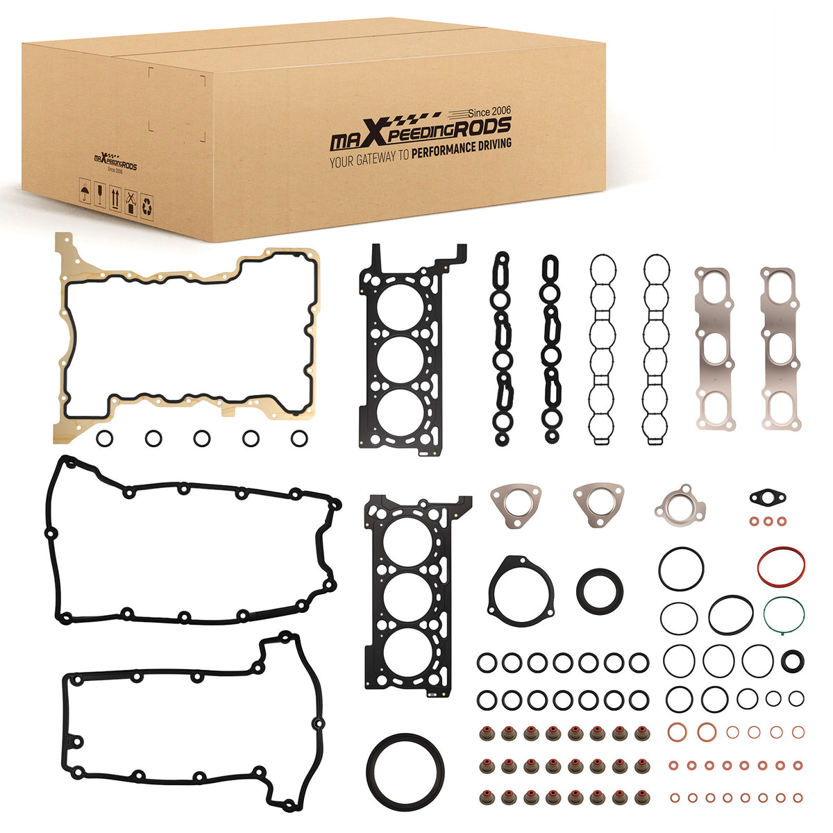 Head Gasket Seal Kit compatible For Ram 1500 3.0L V6 Diesel 2014-2018 68211174AA Front