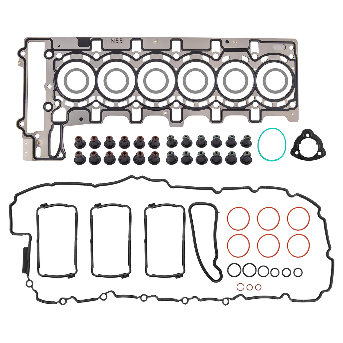 Engine Full Gasket Set compatible For BMW X1 X3 X4 X5 X6 E82 E90 135i 435i 3.0T 11340035853