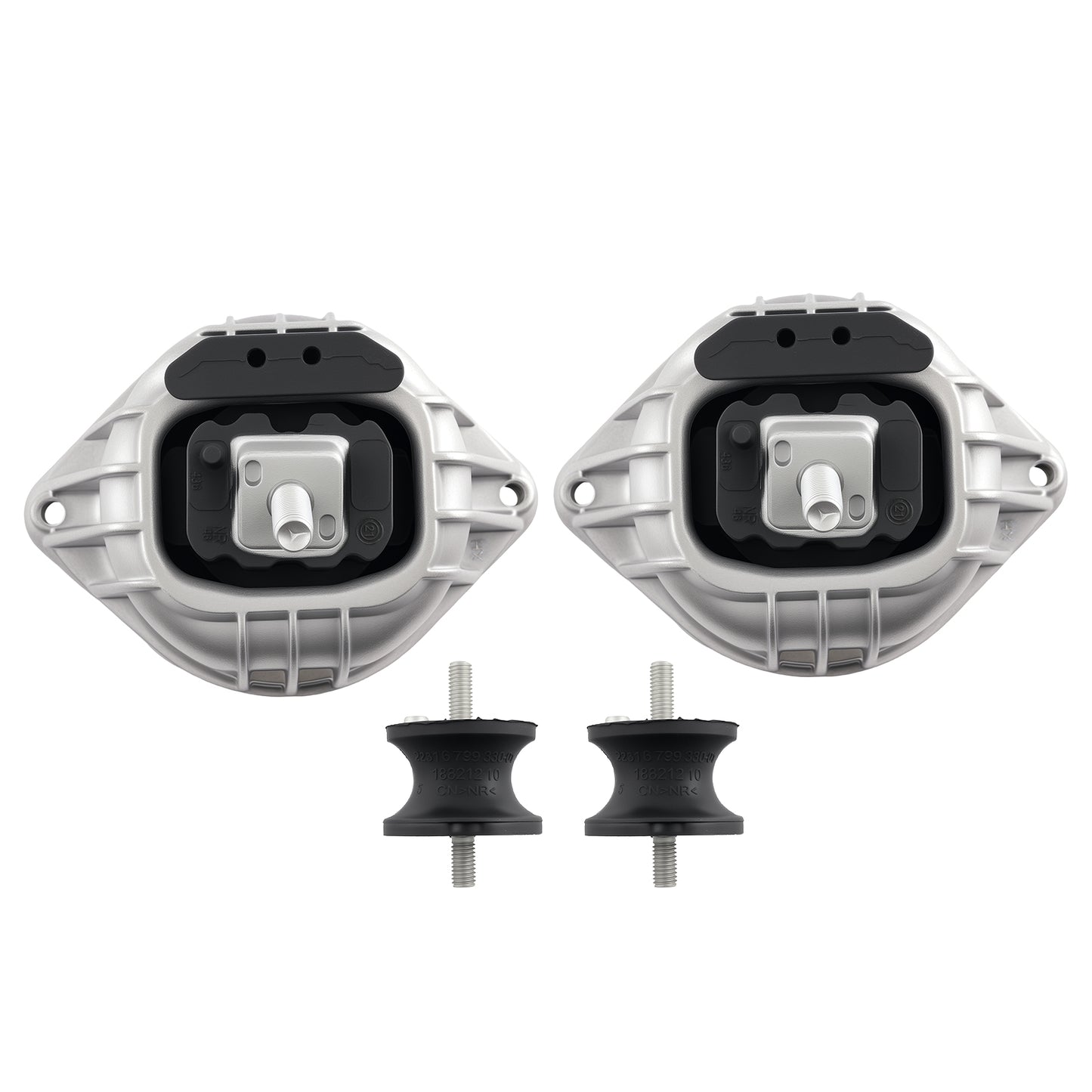 4Pcs Engine MotorTrans Mount Set compatible For BMW 135i l6 3.0L 2008-2013 22116760330