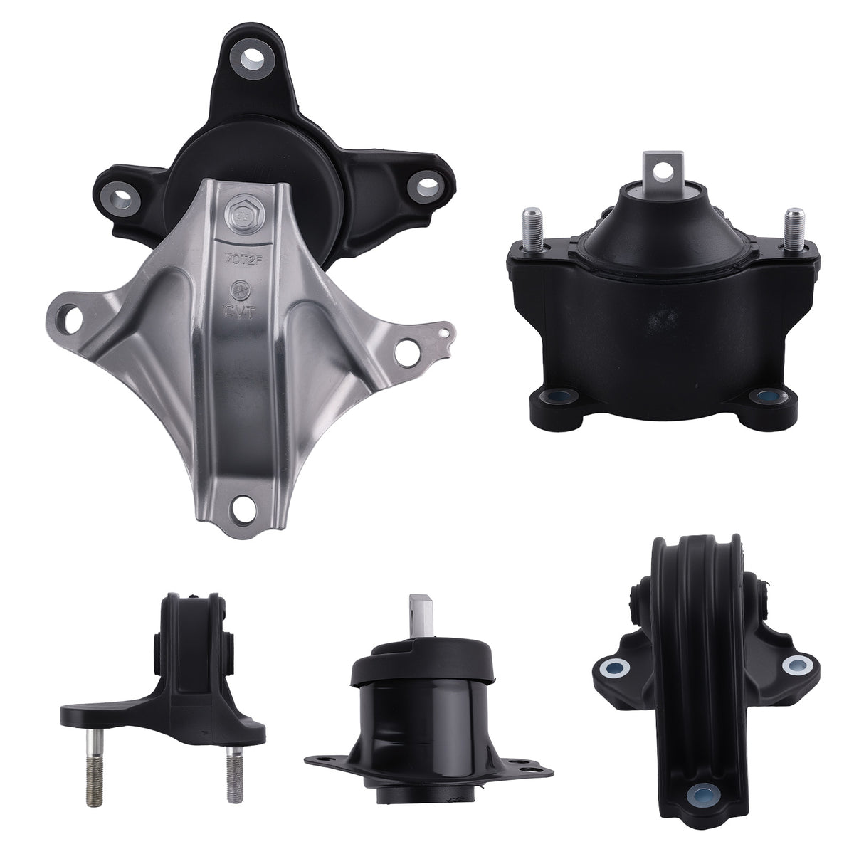 5x Engine MotorTransmission Mount compatible For Honda Accord 2.4L A/T CVT 2013-2017
