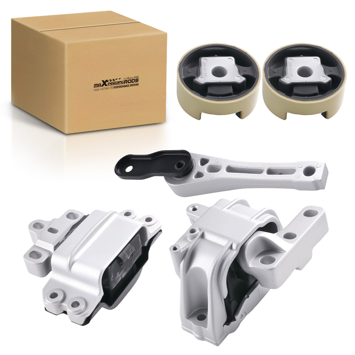 Engine Motor Trans Mount compatible For Volkswagen Jetta 2.0L Diesel 2011-2015 A6981 A4925