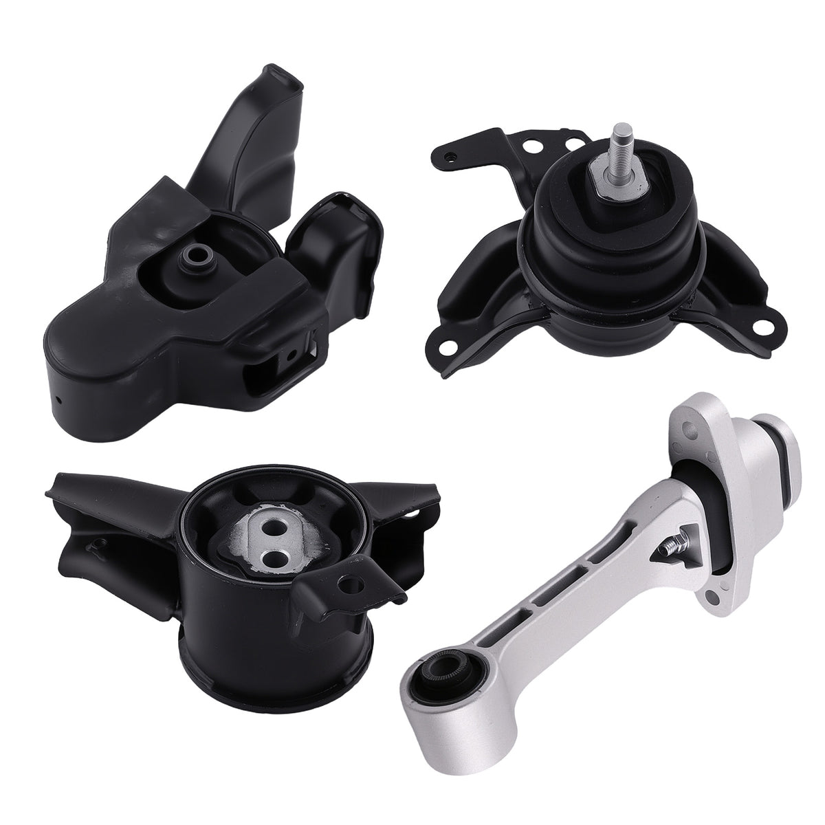 4Pcs MotorTransmission Mount Set compatible For Hyundai Sonata 2.4L Auto Trans 2011-2014