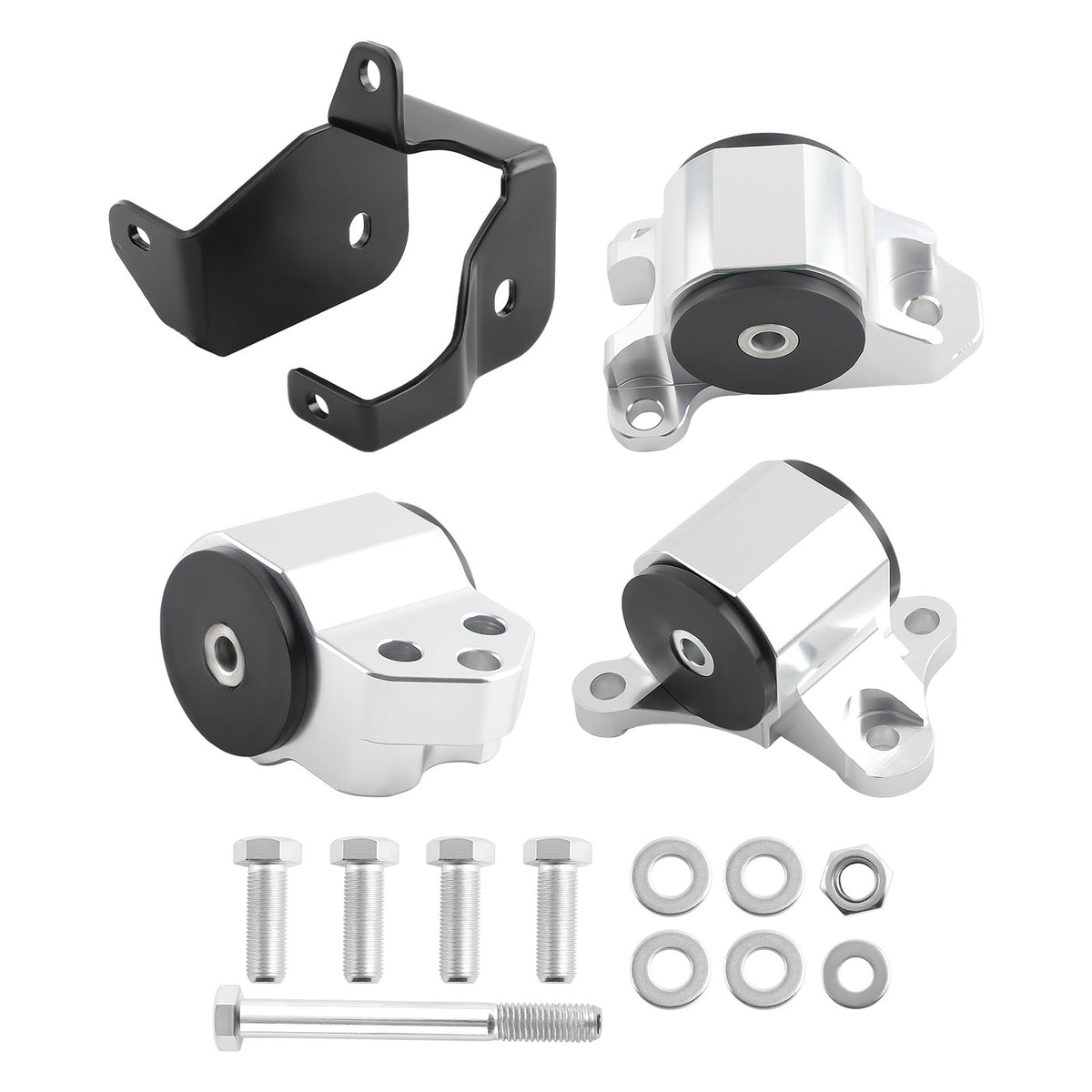 Billet 3 Bolt Engine Swap Mount Kit compatible For Honda Civic EK B/D Series 1996 1997-2000