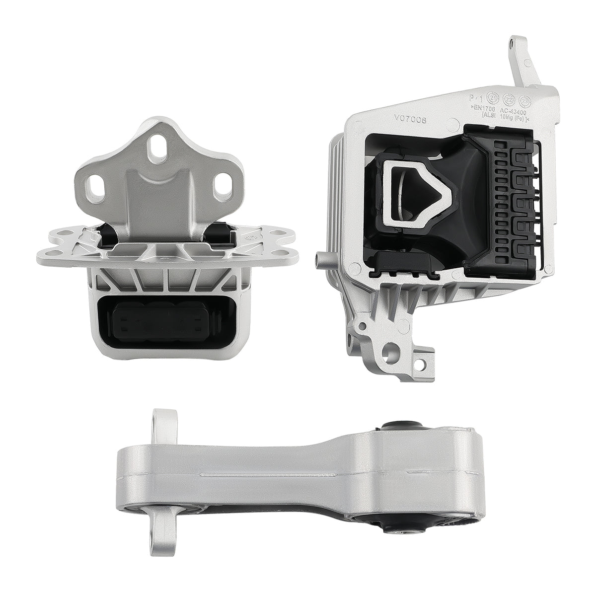 EngineTrans Mount 3pcs compatible For BMW X1 X2 compatible For Mini Cooper Clubman 1.5L 2.0L 2014-2021