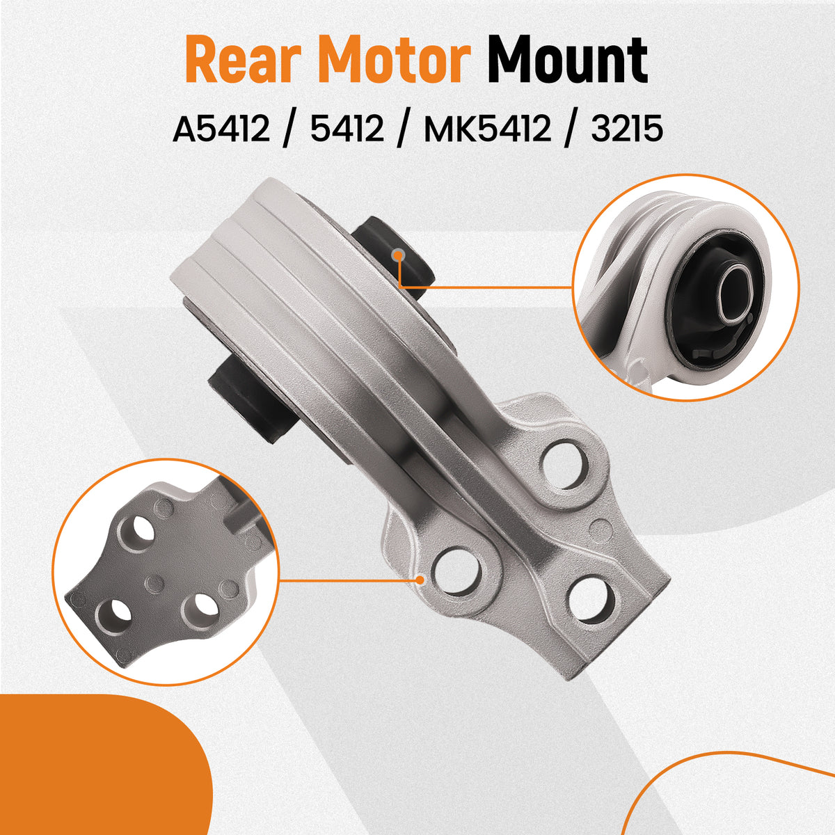 4Pcs Engine Transmission Motor Mount compatible For Ford Escape 2.3L/ 3.0L/ 2.5L 2005-2012