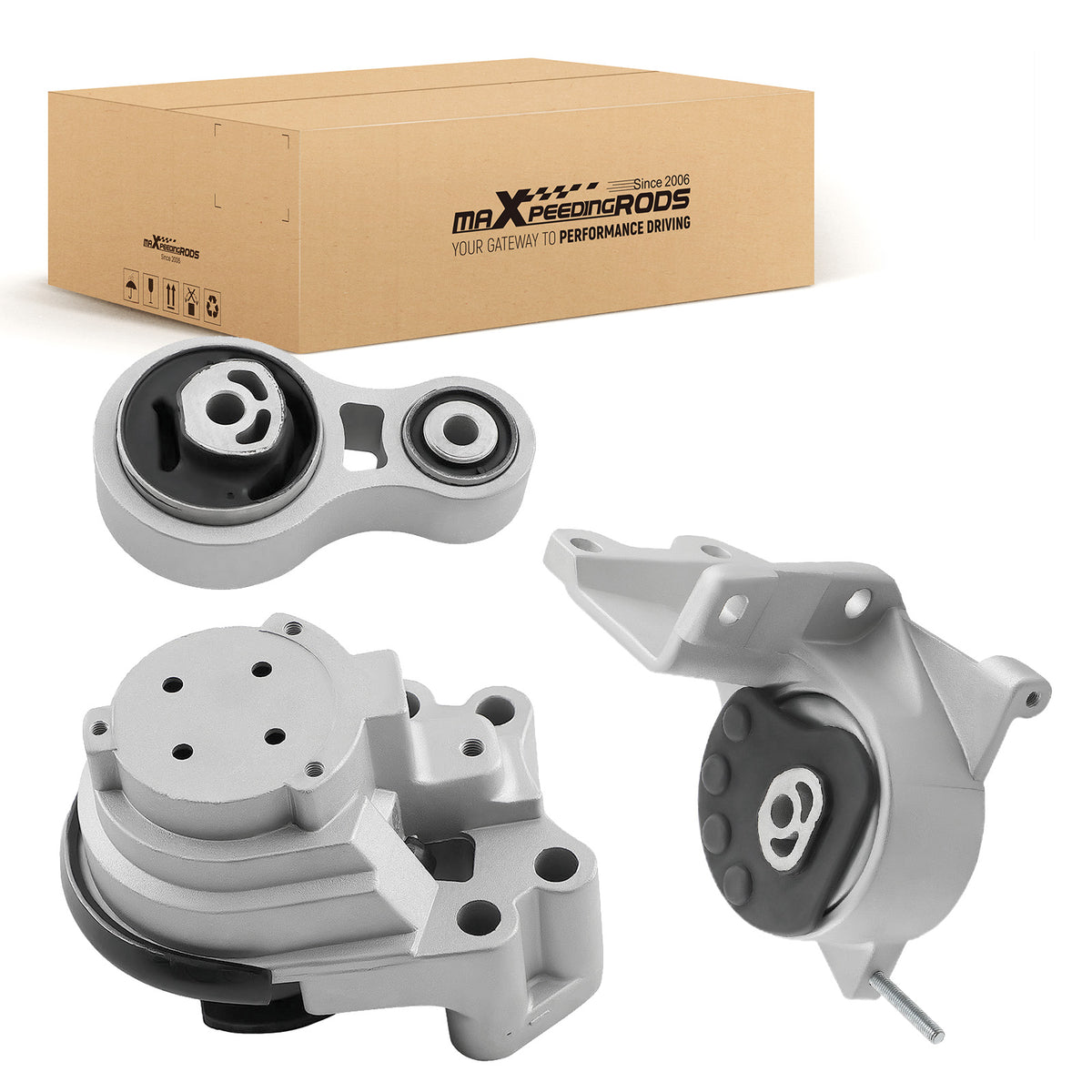 3Pcs Engine MountTrans Mount compatible For Ford Taurus 3.5L A5342 A5425 A5429 5342 5425