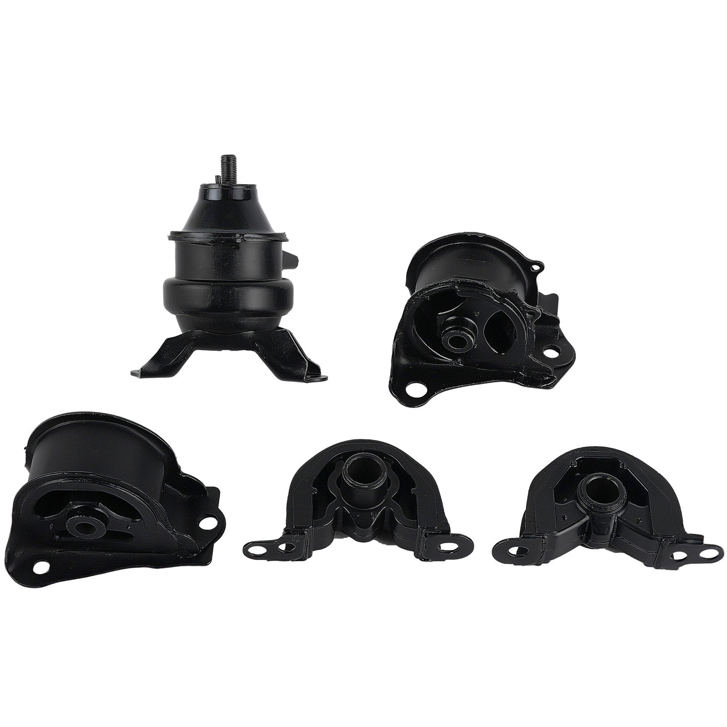 Engine MotorAuto Trans Mount 5 Set compatible For Honda CR-V 2.0L 1997 1998-2001 A6502