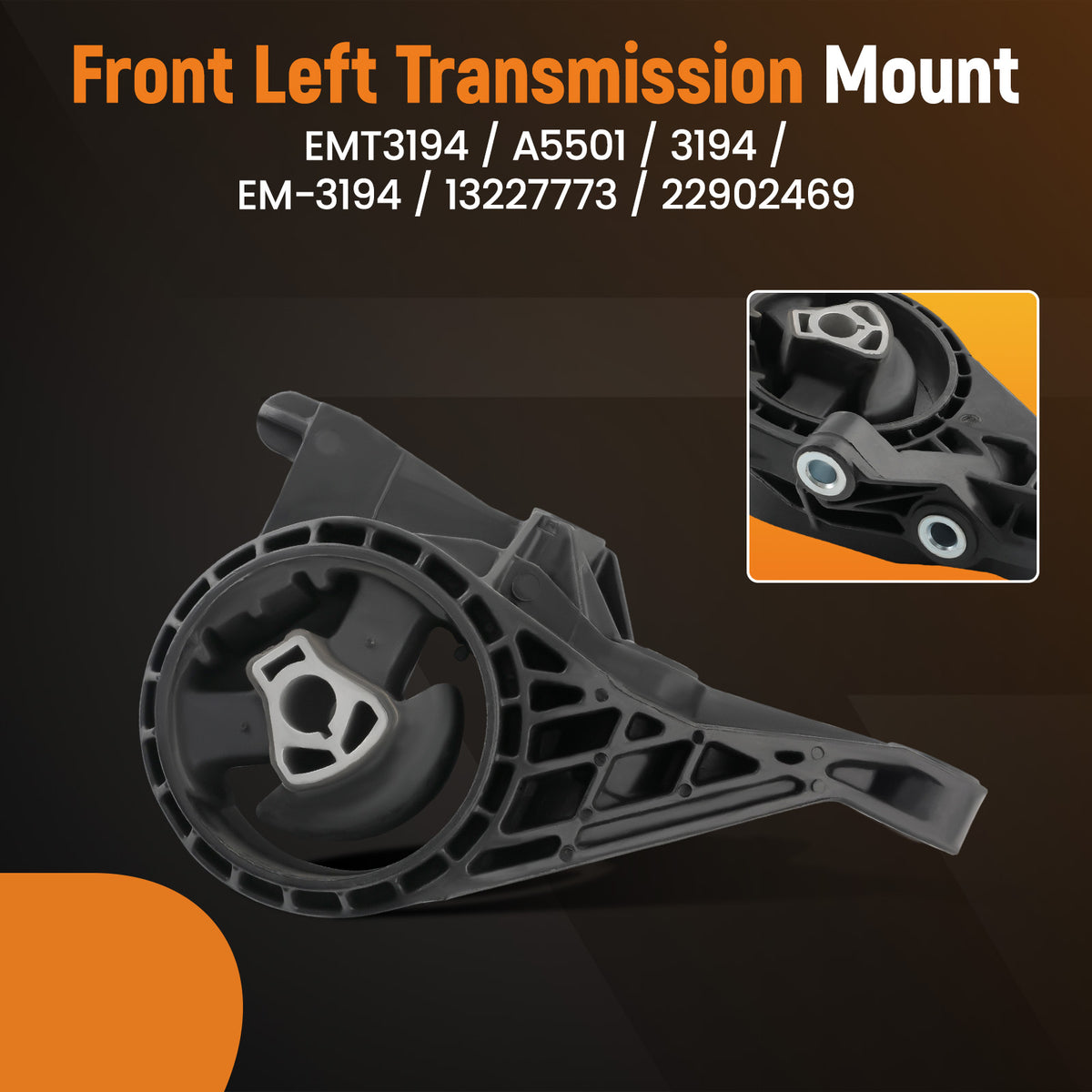 Engine MountAuto Trans Mount 4pcs compatible For Chevrolet Malibu 2.5L 13-15 A5502 A5711
