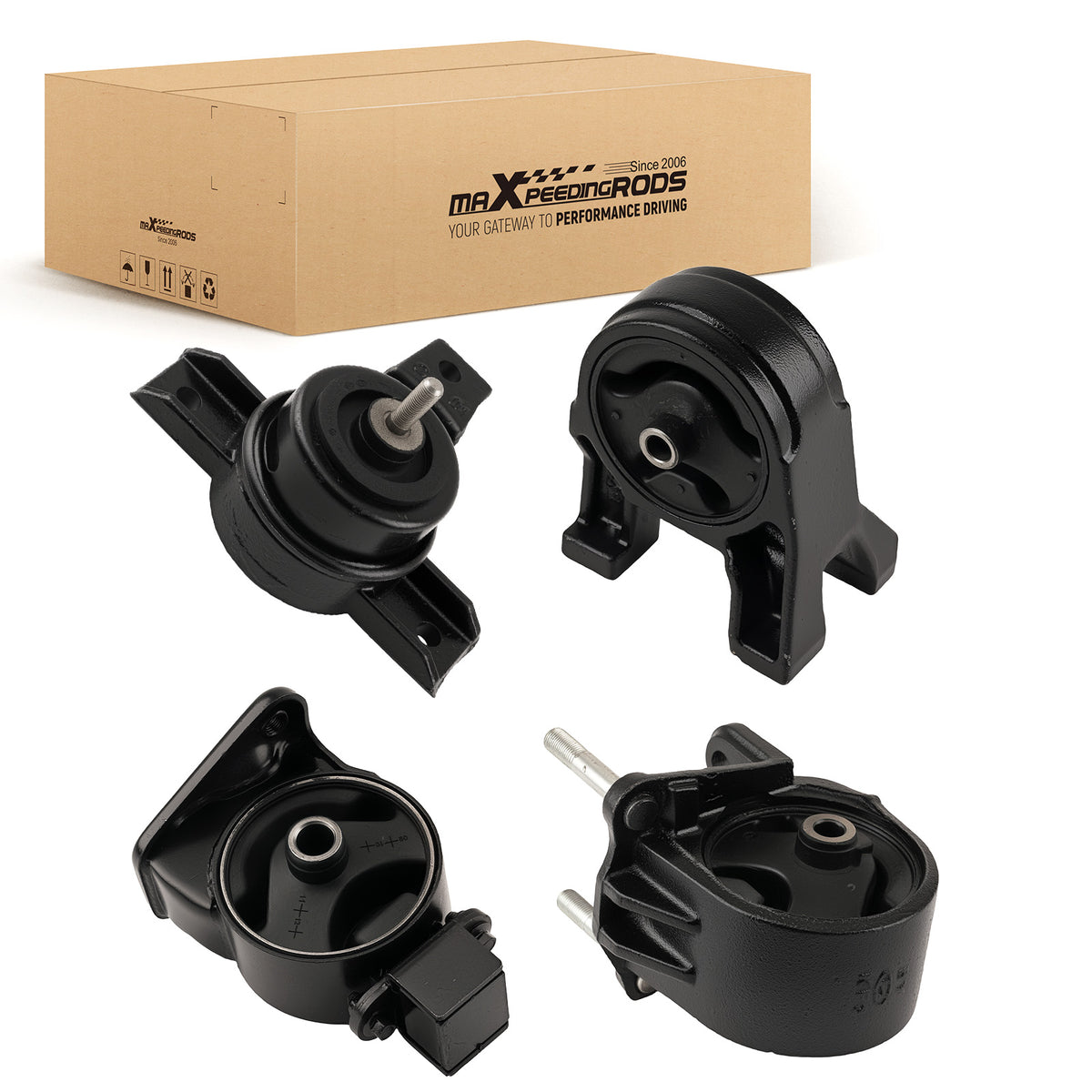 4Pcs Engine Motor MountTransmission Mount compatible For Kia Sorento 2.4L 3.5L 2011-2013