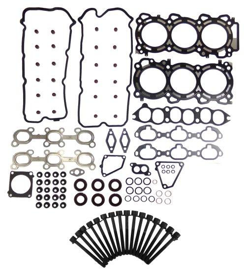Cylinder Head Gasket set with Head Bolt Kit 1995-1999 INFINITI,Nissan 3.0L