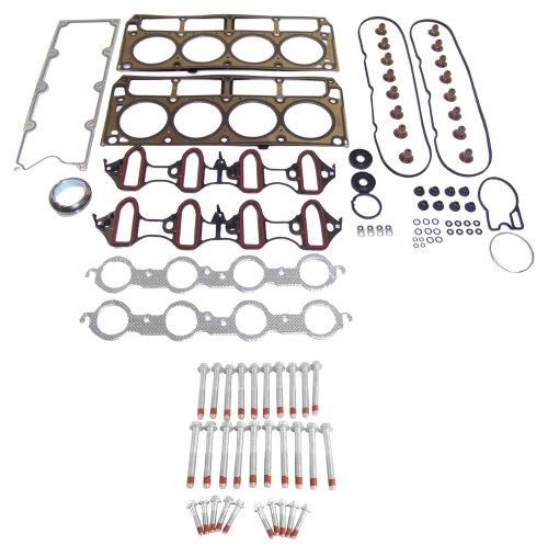 Cylinder Head Gasket Set with Head Bolt Kit for 2004-2008 Buick, Cadillac, Chevrolet, GMC, Isuzu 4.8L-5.3L V8