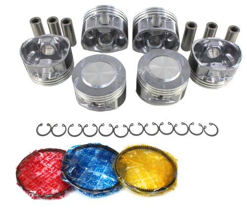 Piston and Ring Set 2000-2001 Mazda 2.5L