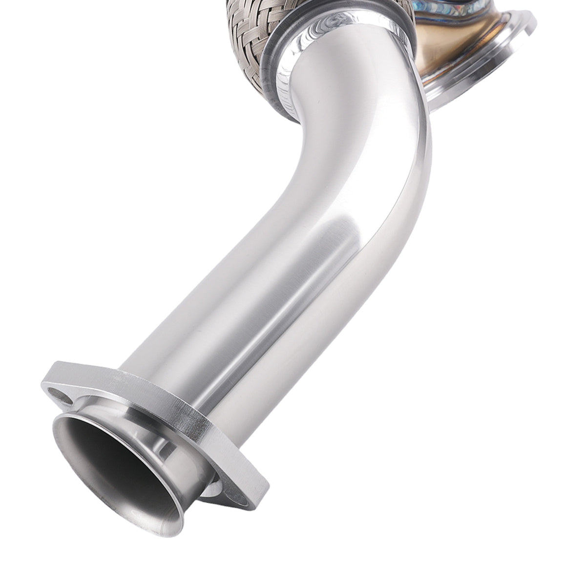 Exhaust Turbo Up Pipe Assembly compatible For Ford Powerstroke 6.0L 2003-07 Stainless Steel