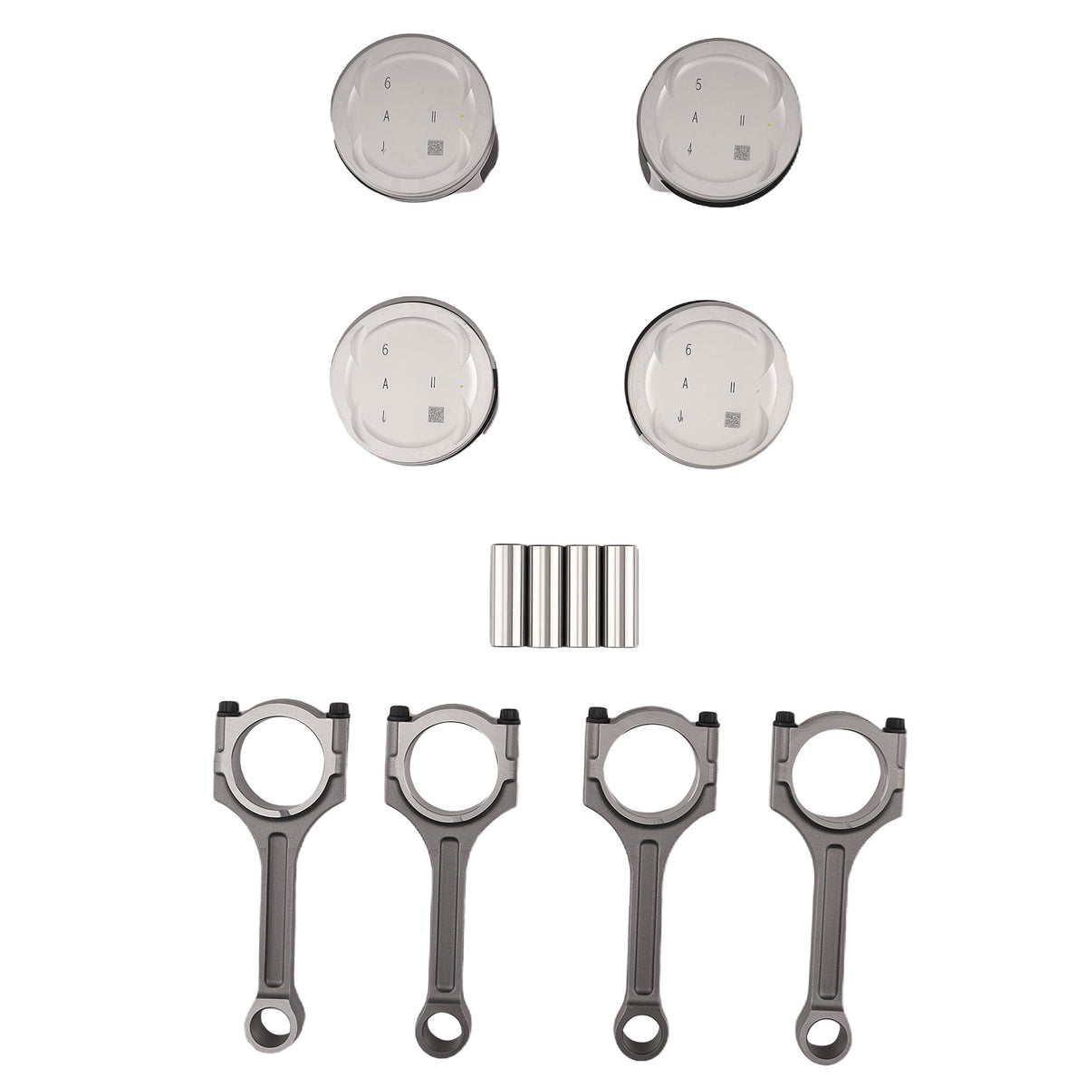 4Pcs Piston Connecting Rod compatible For Hyundai Sonata Tucson 2.4L 2011-2019 New