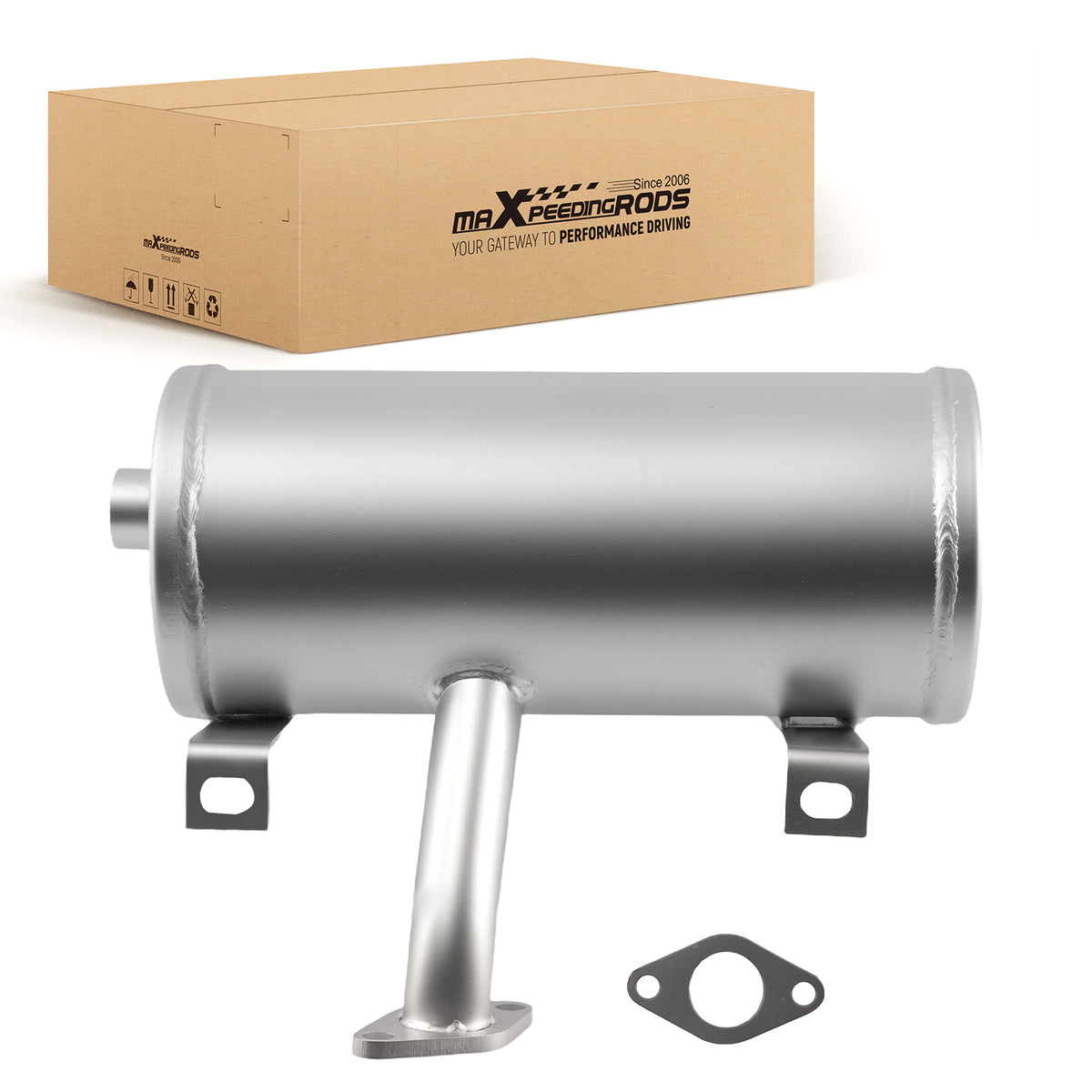 Exhaust Muffler Assembly compatible For John Deere LT133 LT150 LT155 AM122848 M92365